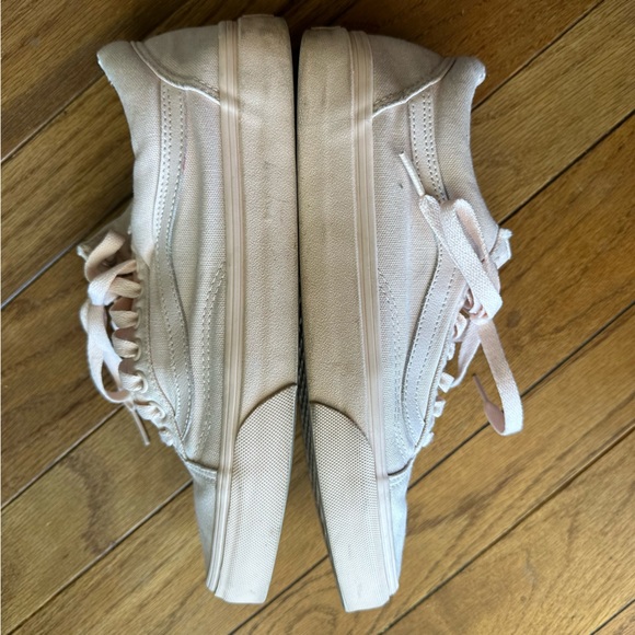 Vans Mono Canvas Old Skool peach blush size US 8.5 Men 10 Woman - Picture 5 of 13
